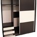 Dormitor Milano cu Pat Tapitat Wenge 160x200 cm