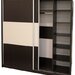 Dormitor Milano cu Pat Tapitat Wenge 160x200 cm